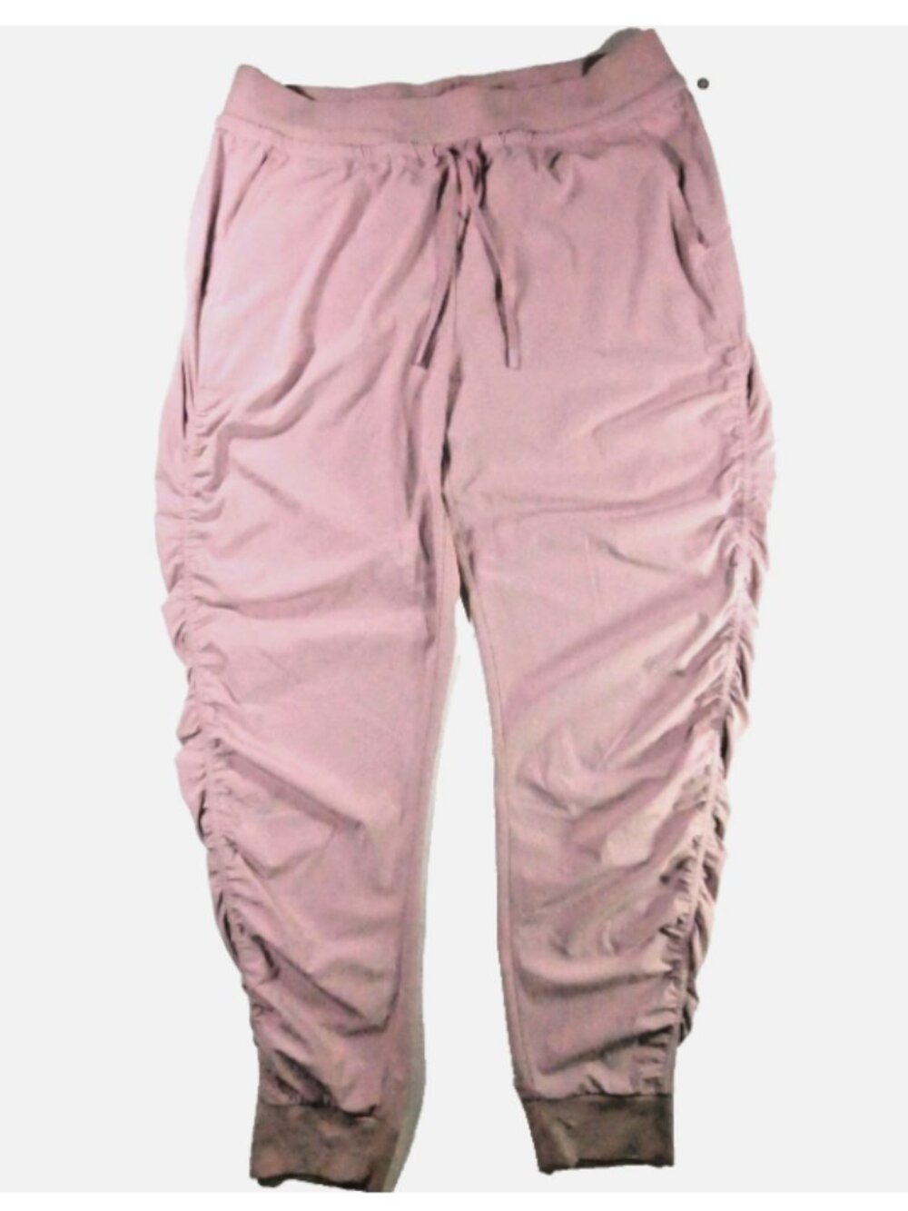 NEW ATHLETA ATTITUDE PANT JOGGERS 12 Tall Pink Mauve Athleisure Gorpcore Stretch